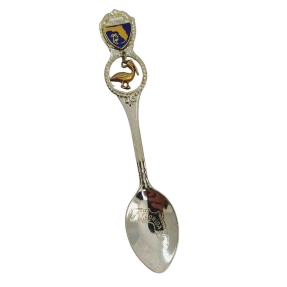 Florida Souvenir Spoon with Pelican